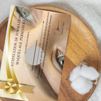 Certificat de réussite pour une formation en maquillage permanent, remis aux élèves à la fin du cursus.