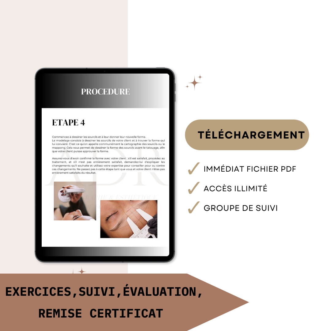 Extrait du manuel de formation browlift.