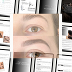 Extrait du manuel de formation ADR By Floriane, présentant les techniques du browlift.