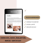 Extrait du manuel de formation en maquillage permanent, présentant la procédure.