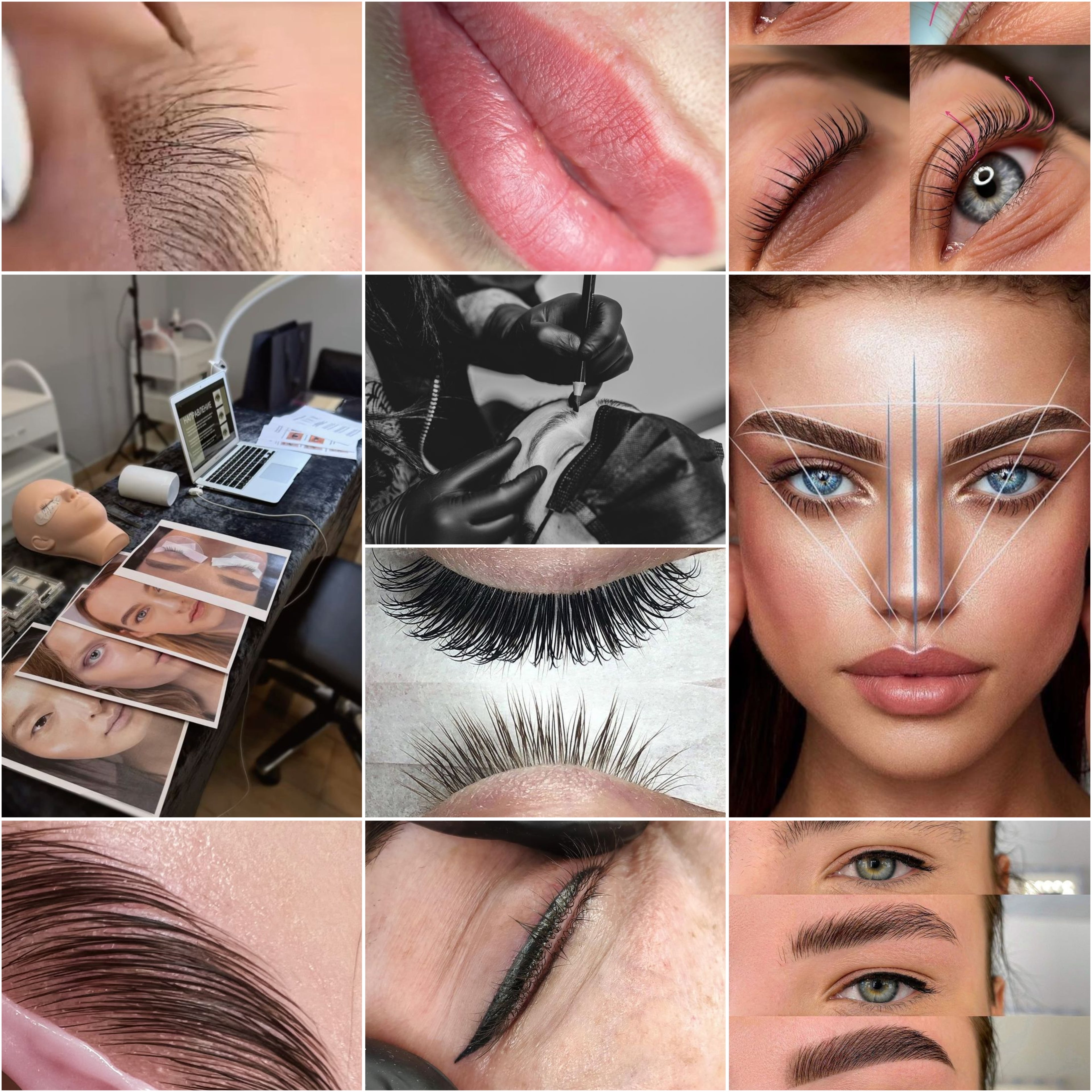 Présentation de différentes formations et prestations en maquillage permanent avec ADR by Floriane.