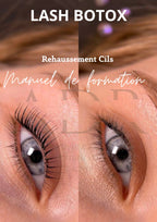 Manuel de formation en ligne lash botox et rehaussement de cils ADR by Floriane.