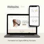 Présentation de la formation en ligne pour le tracé des sourcils du site ADR By Floriane. 